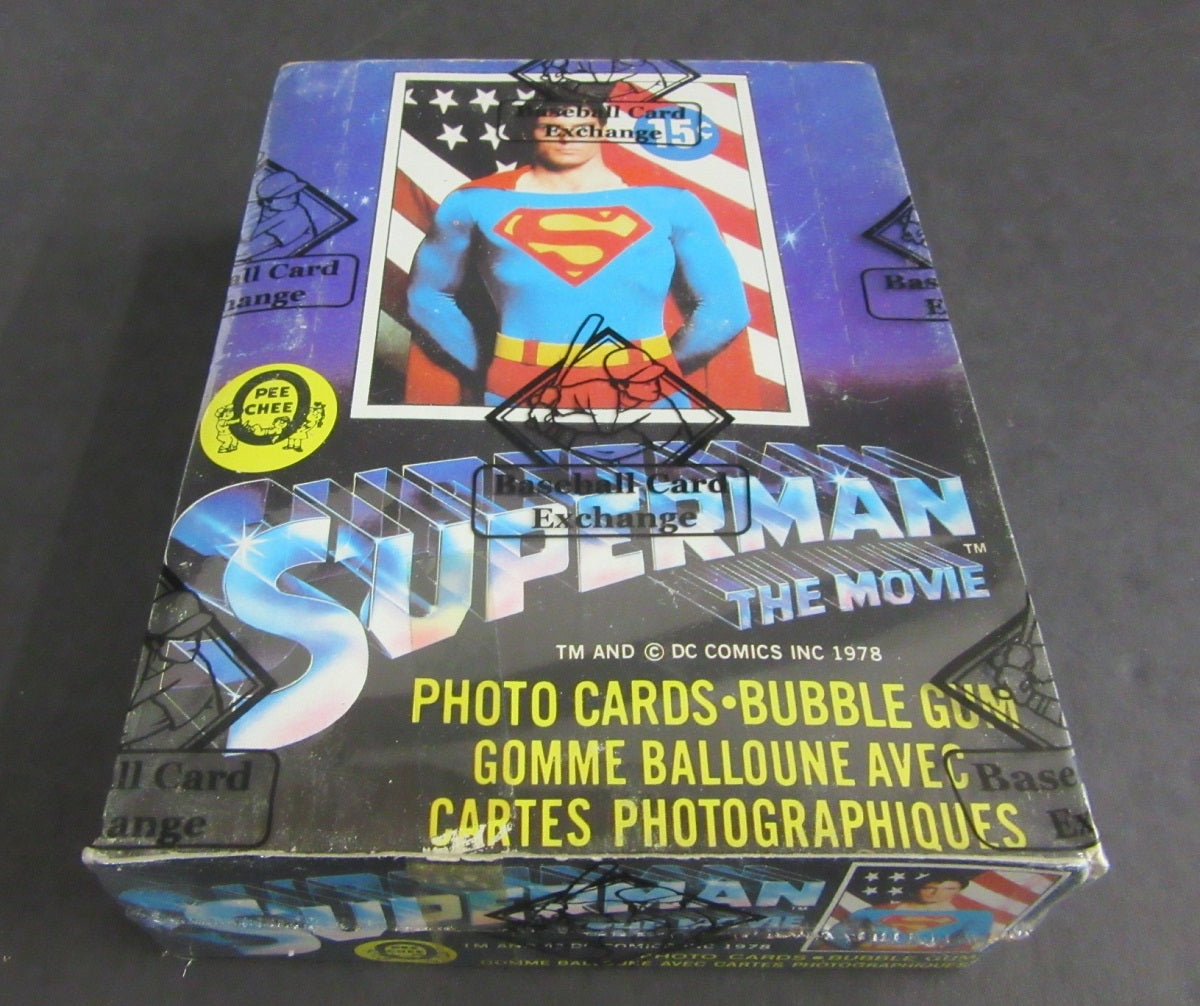 1978 OPC O-Pee-Chee Superman The Movie Unopened Wax Box (BBCE)