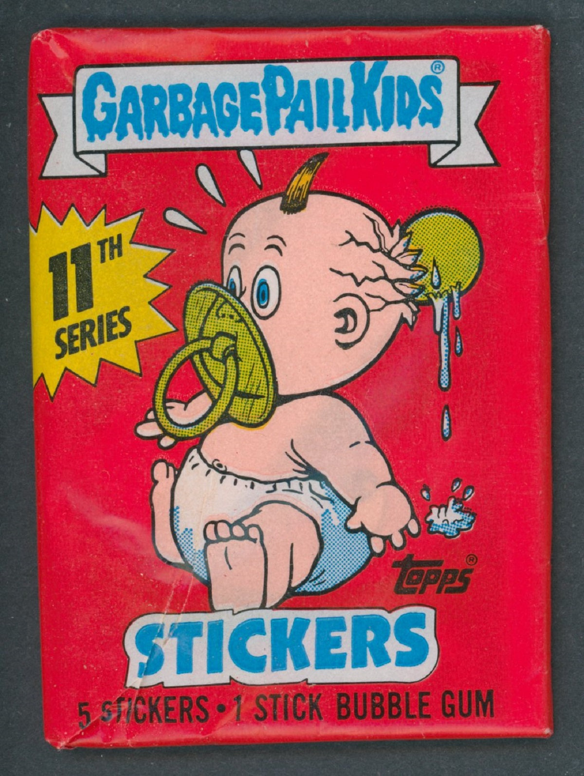 1987 Topps Garbage Pail Kids Series 11 Unopened Wax Pack (w/o price)