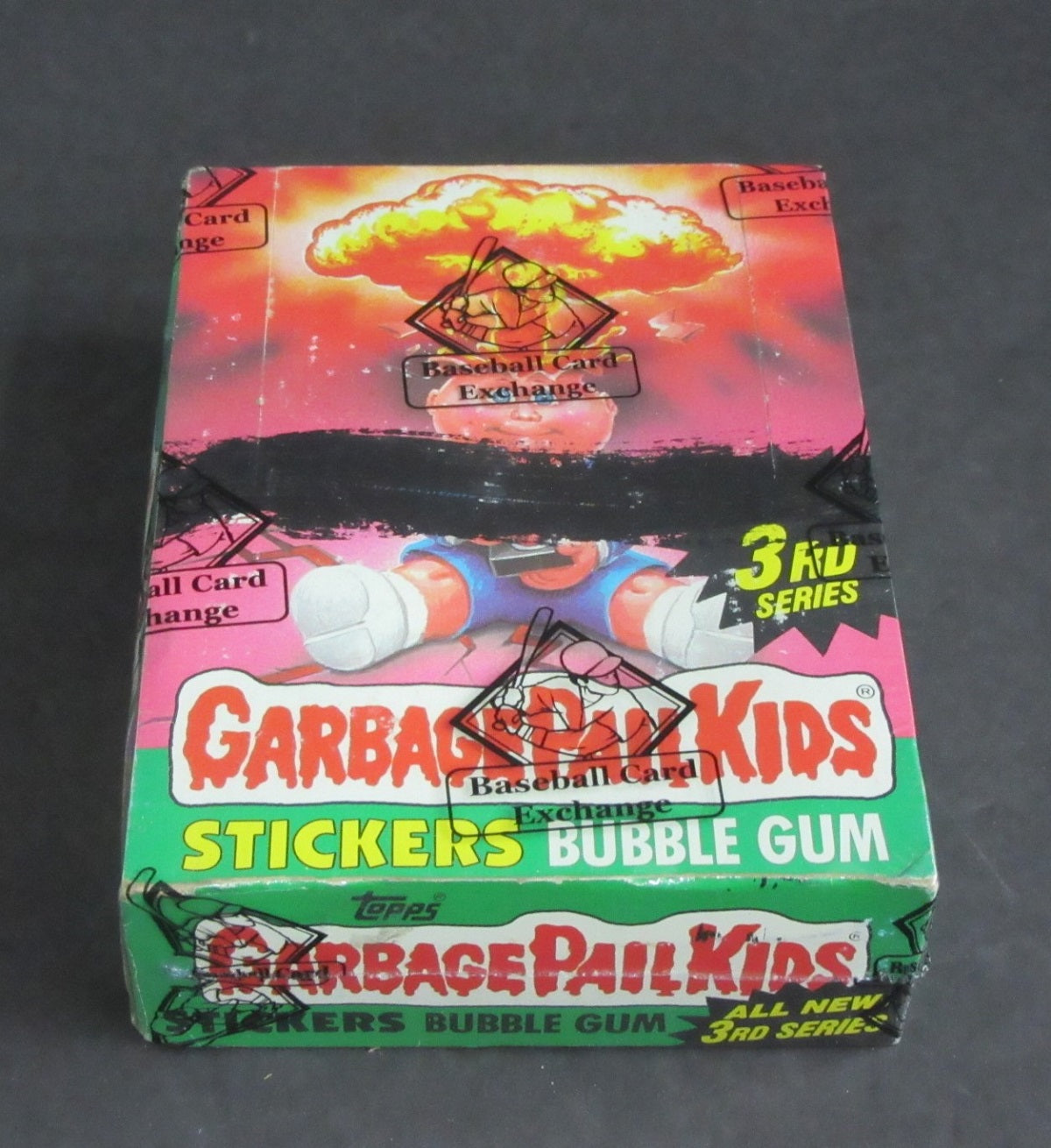 1986 Topps Garbage Pail Kids Series 3 Unopened Wax Box (w/ price) (X-Out) (US) (BBCE)