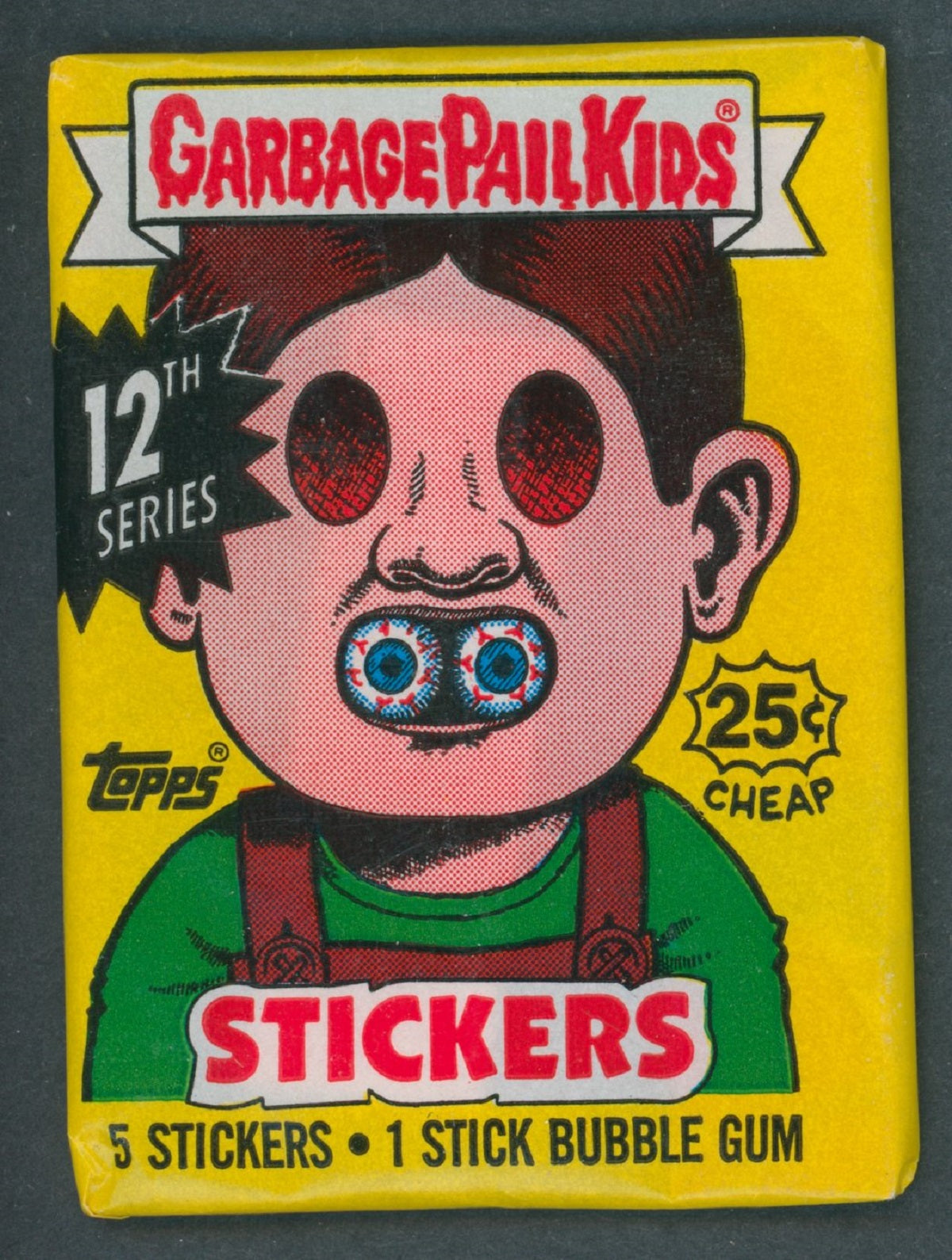 1988 Topps Garbage Pail Kids Series 12 Unopened Wax Pack (w/ price)
