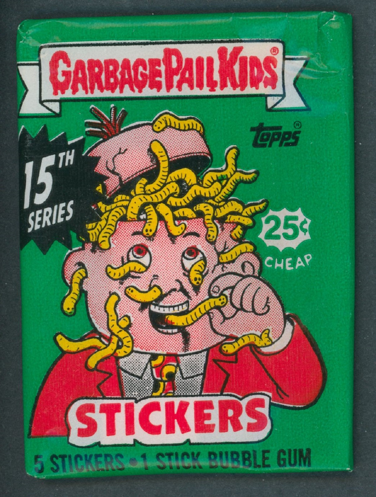 1988 Topps Garbage Pail Kids Series 15 Unopened Wax Pack (w/ price)