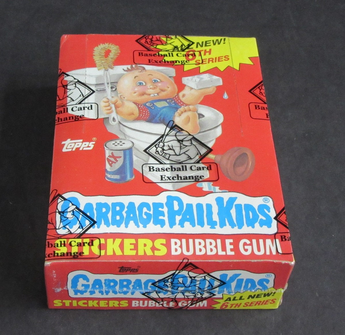 1986 Topps Garbage Pail Kids Series 6 Unopened Wax Box (w/ price) (Non) (BBCE)