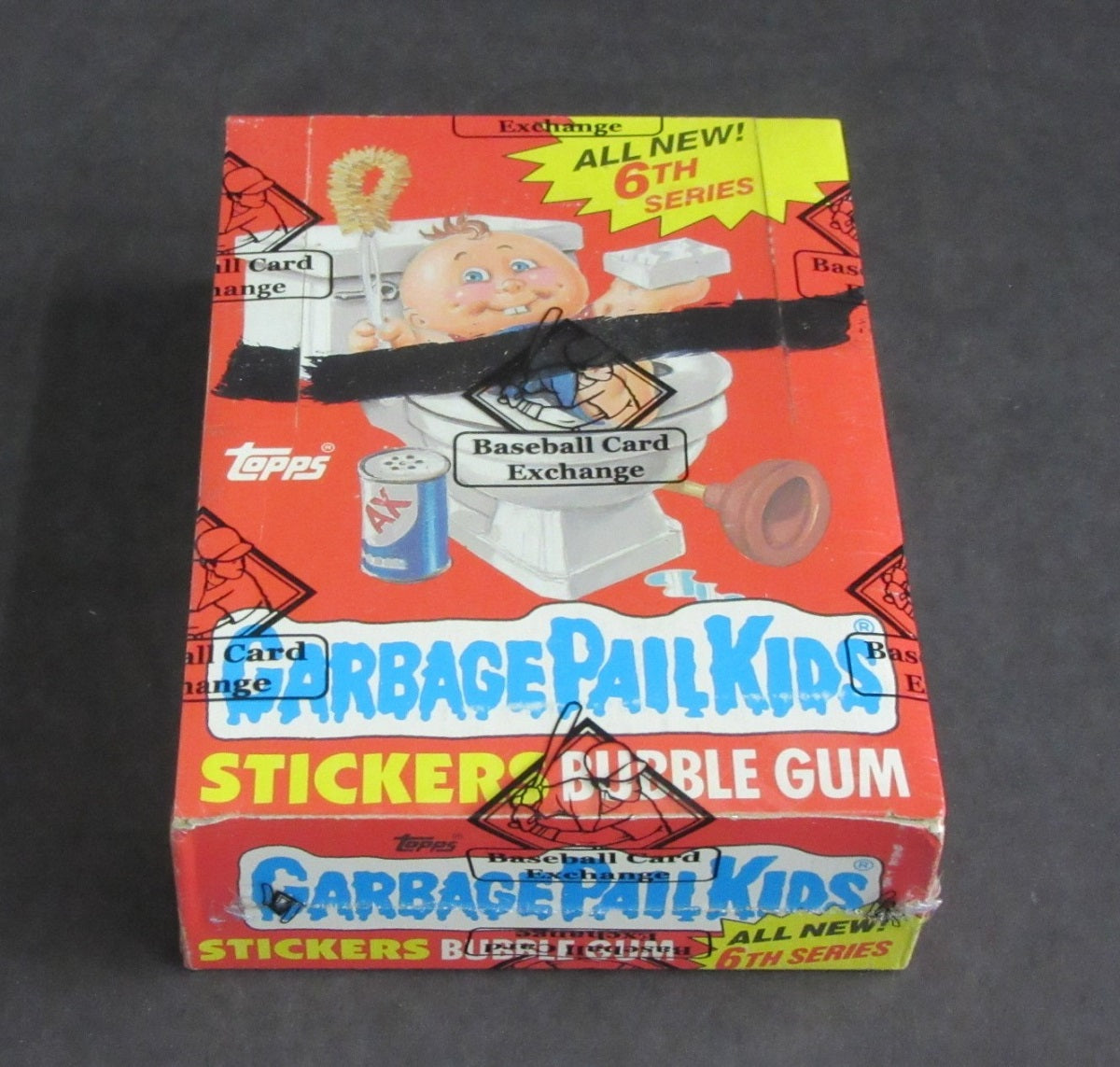 1986 Topps Garbage Pail Kids Series 6 Unopened Wax Box (w/o price) (X-Out) (Poster) (BBCE)