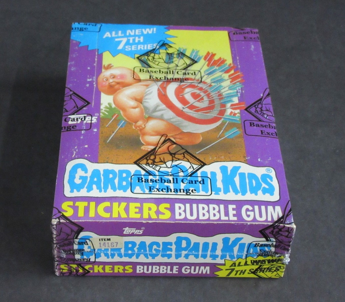 1987 Topps Garbage Pail Kids Series 7 Unopened Wax Box (w/ price) (Non) (Poster) (BBCE)