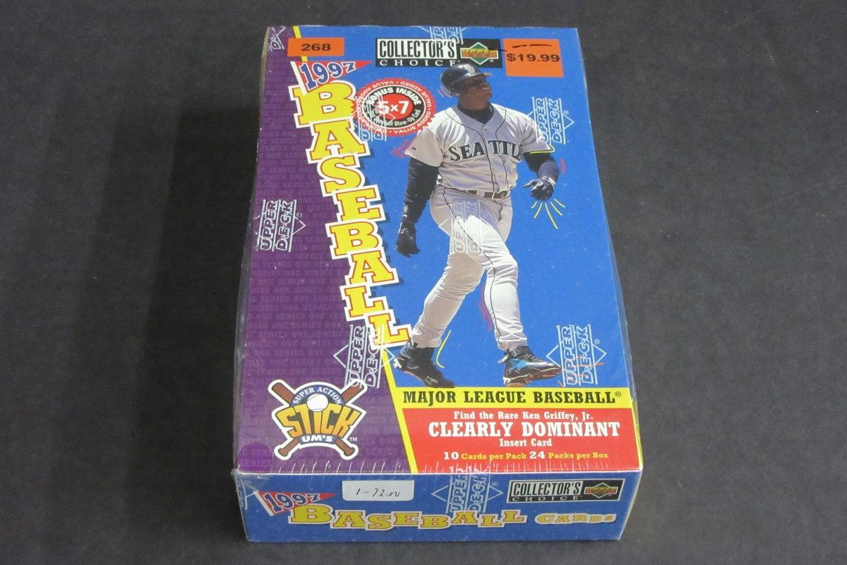 1997 Upper Deck Collector's Choice Baseball Series 1 Box (24/10)