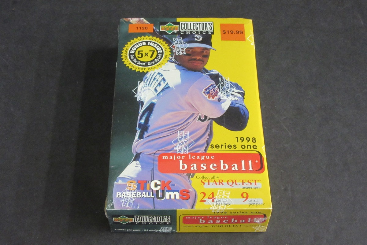1998 Upper Deck Collector's Choice Baseball Series 1 Box (24/9)