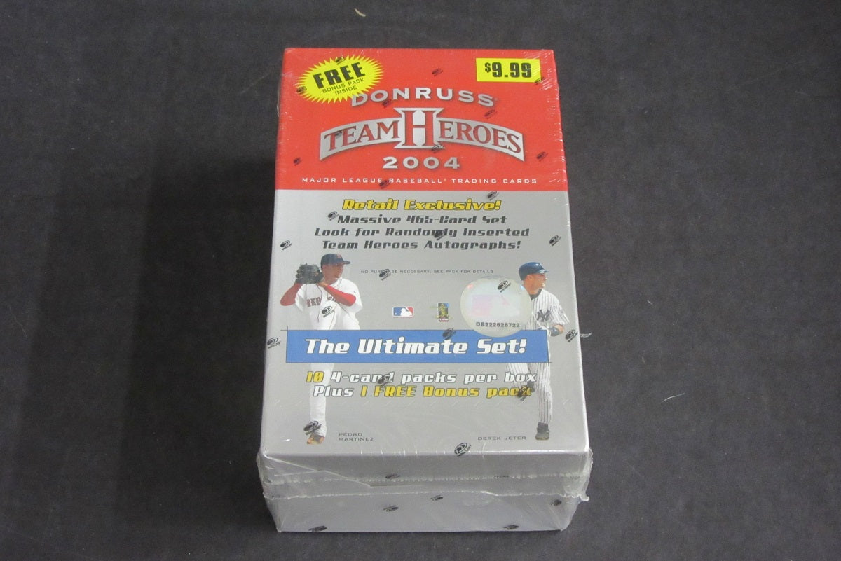 2004 Donruss Team Heroes Baseball Blaster Box (11/4)