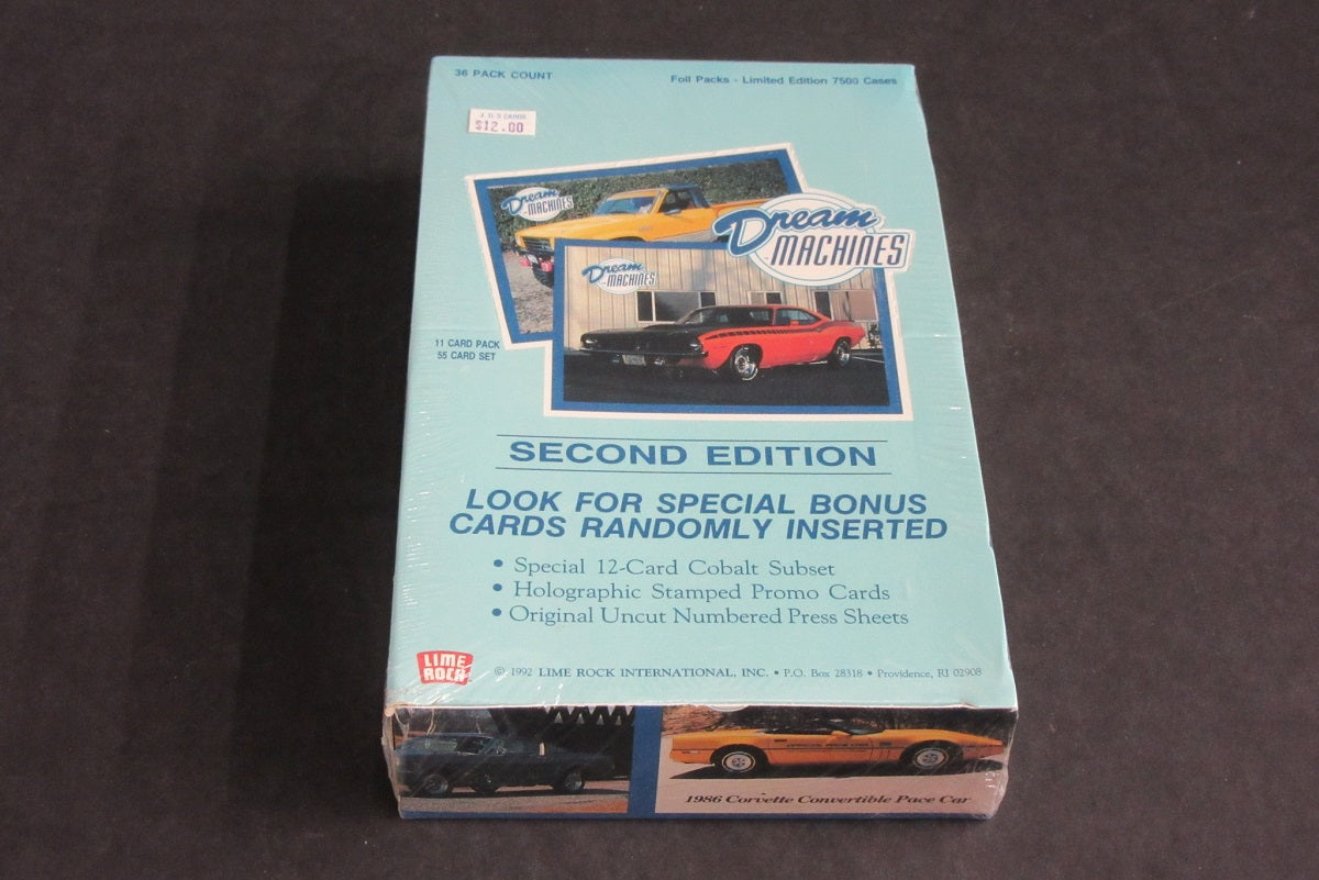 1992 Lime Rock Dream Machines Second Edition Box