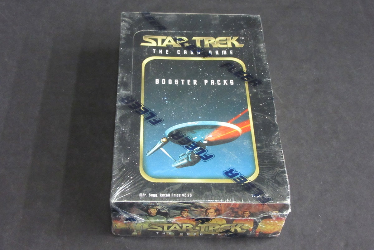 1996 Fleer Star Trek The Card Game Booster Pack Box