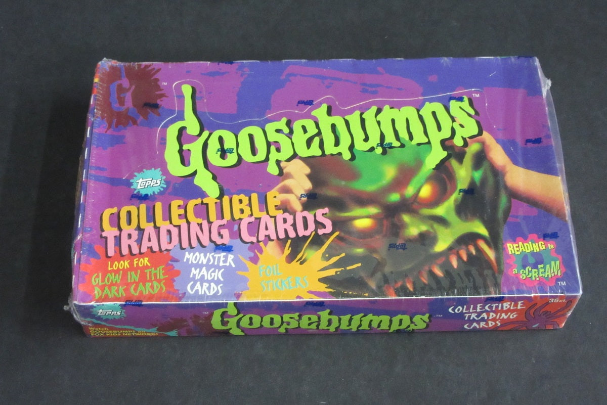 1996 Topps Goosebumps Collectible Trading Cards Box