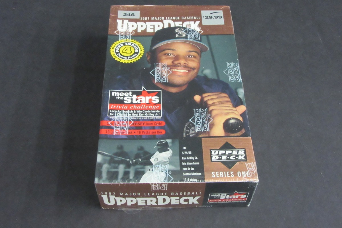 1997 Upper Deck Baseball Series 1 Blaster Box (16/10)