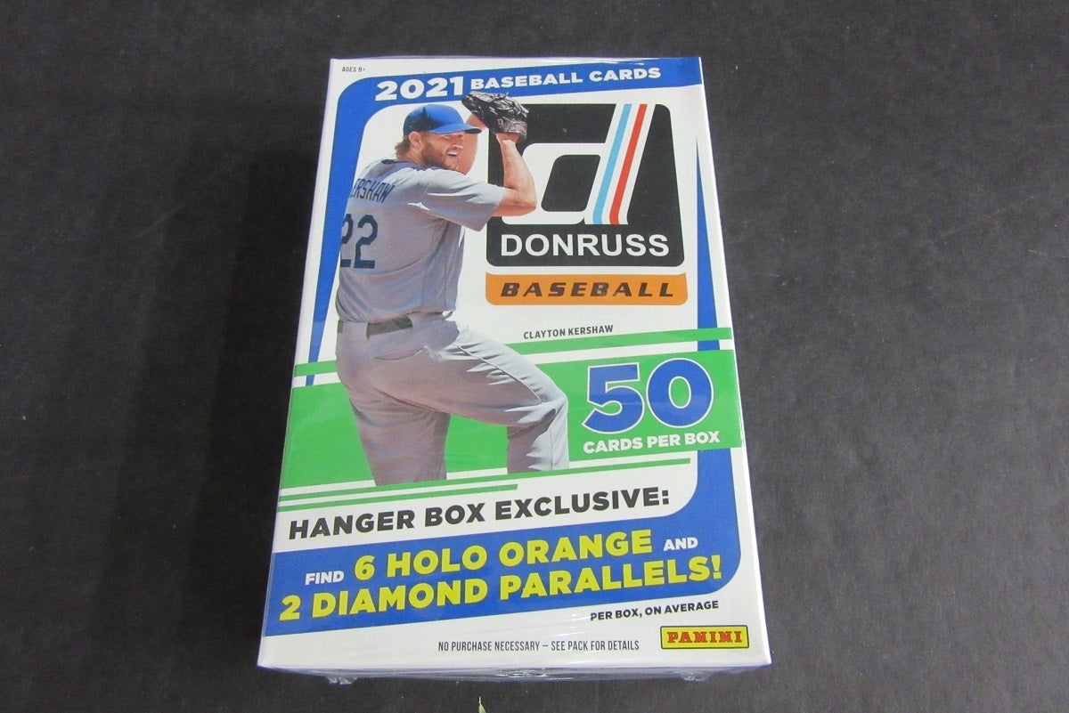 2021 Panini Donruss Baseball Hanger Box (50 Cards)