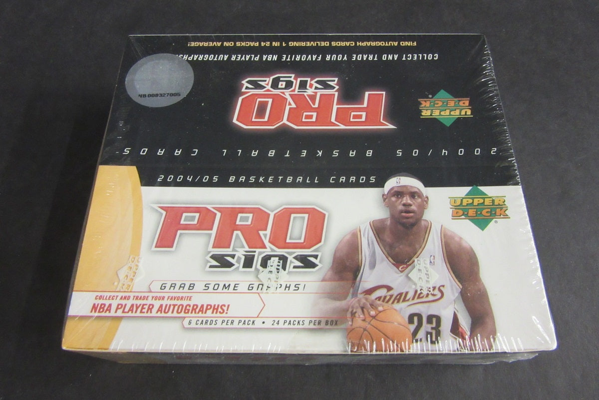 2004/05 Upper Deck Pro Sigs Basketball Box (Hobby)