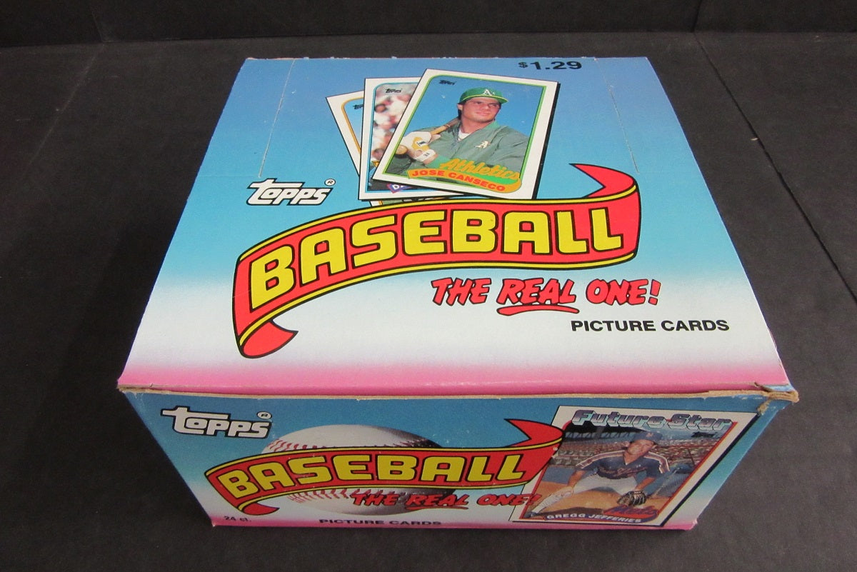 1989 Topps Baseball Jumbo Box (24/39)