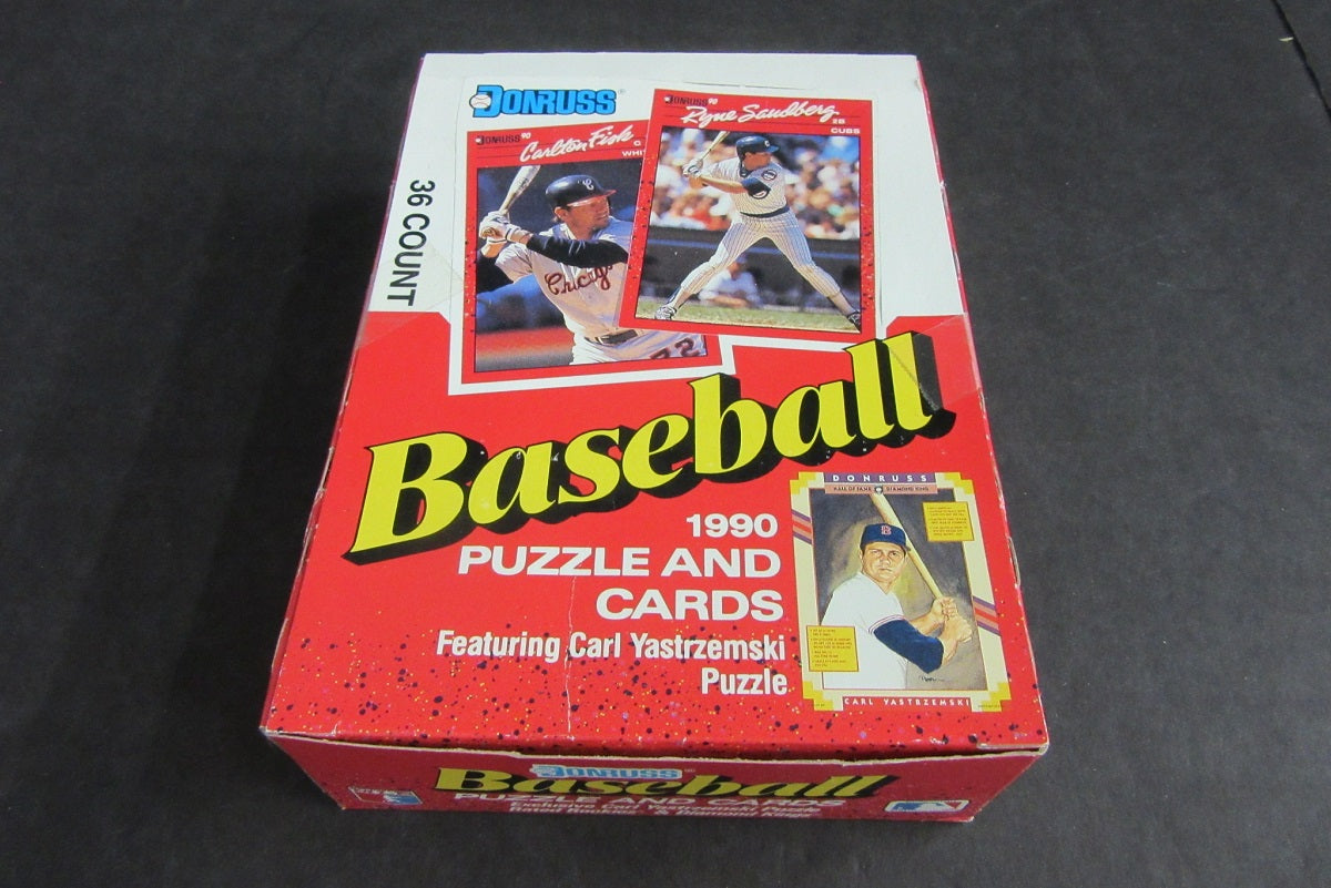 1990 Donruss Baseball Wax Box (Canadian)