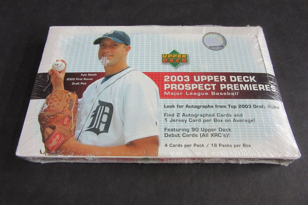 2003 Upper Deck Prospect Premiers Baseball Box (Hobby)