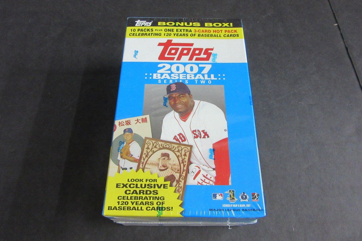 2007 Topps Baseball Series 2 Blaster Box (10/6 plus Hot Pack)