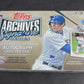 2020 Topps Archives Signature Series Baseball Box (Active Player) (Hobby)