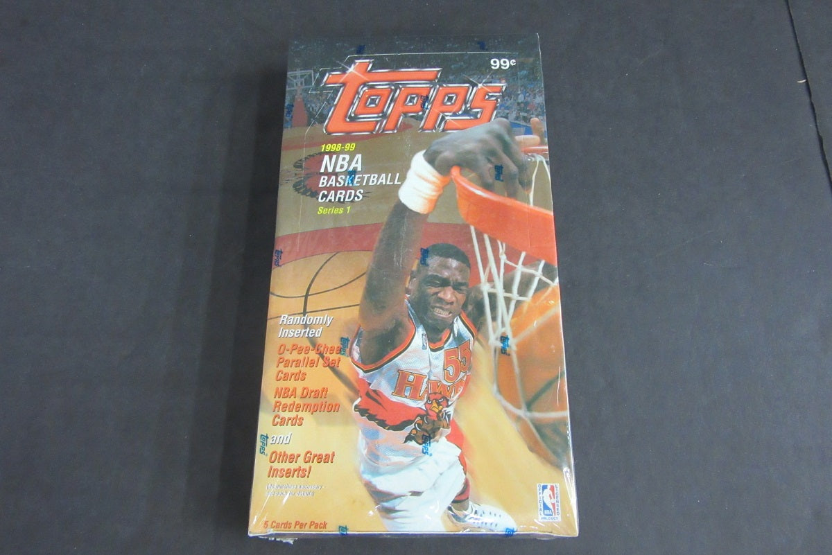 1998/99 Topps Basketball Series 1 Box (Priced) (Rare OPC)