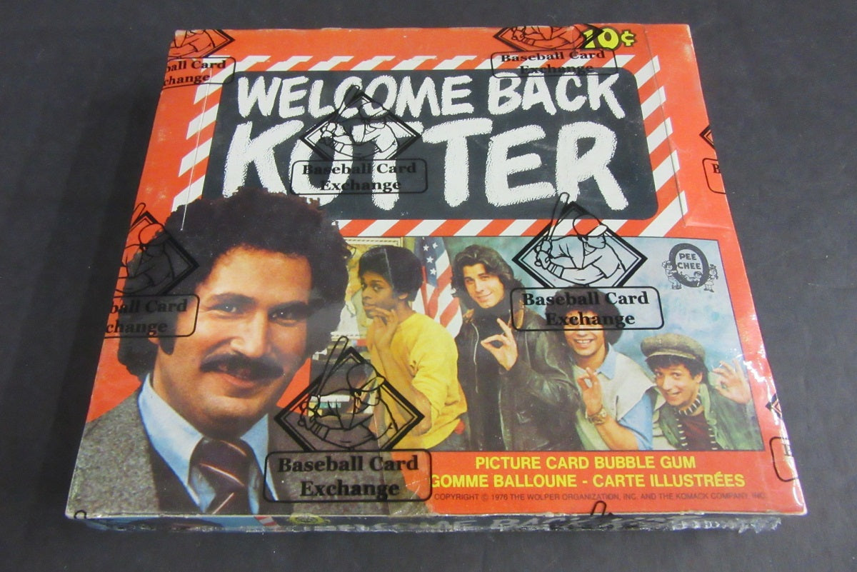 1976 OPC O-Pee-Chee Welcome Back Kotter Unopened Wax Box (Tape) (BBCE)