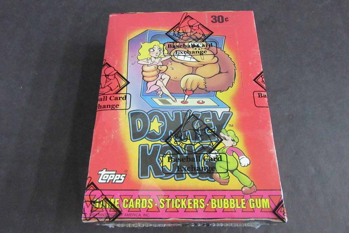 1982 Topps Donkey Kong Unopened Wax Box (BBCE) (Non)