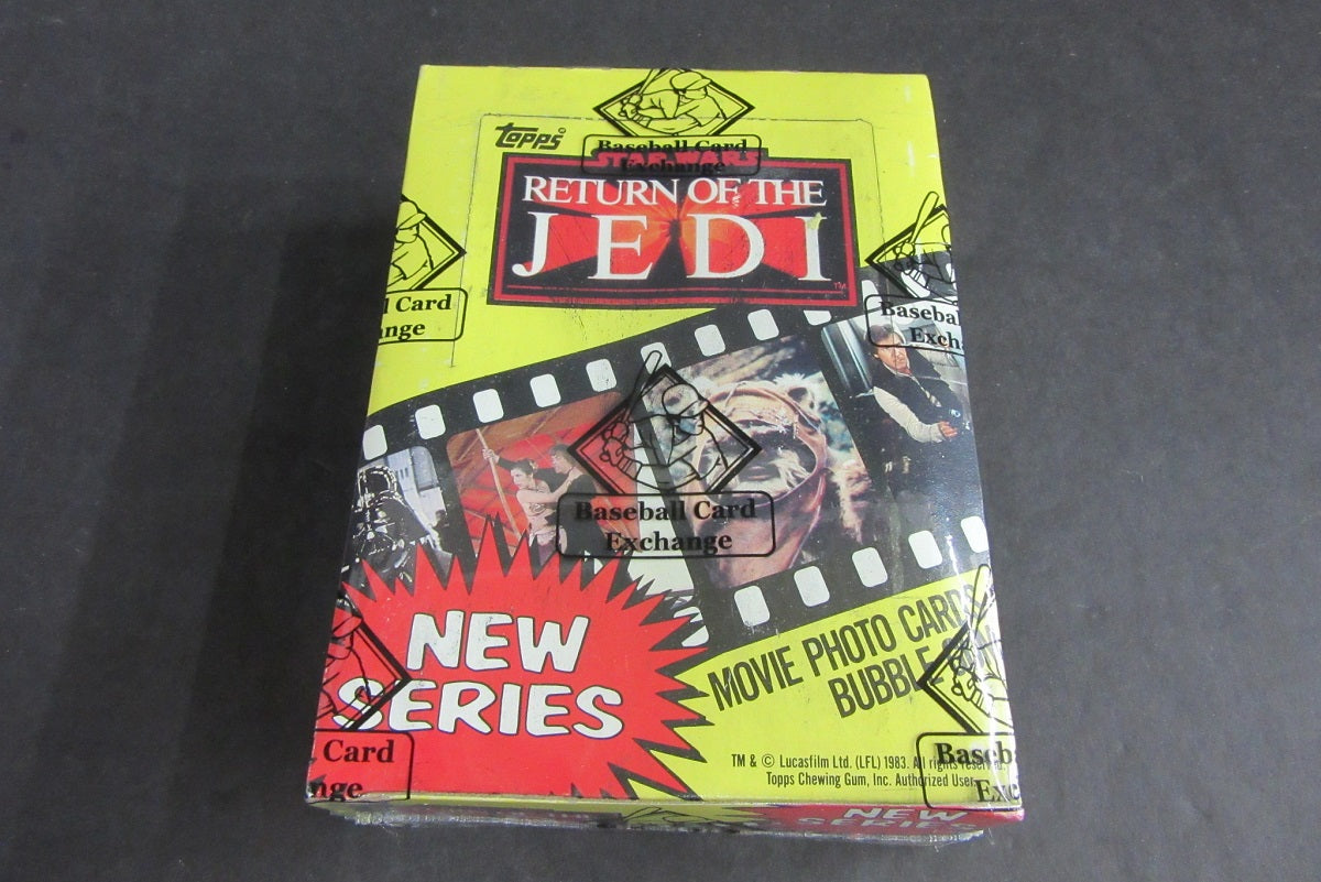 1983 Topps Return Of The Jedi Unopened Series 2 Wax Box (BBCE) (X-Out)