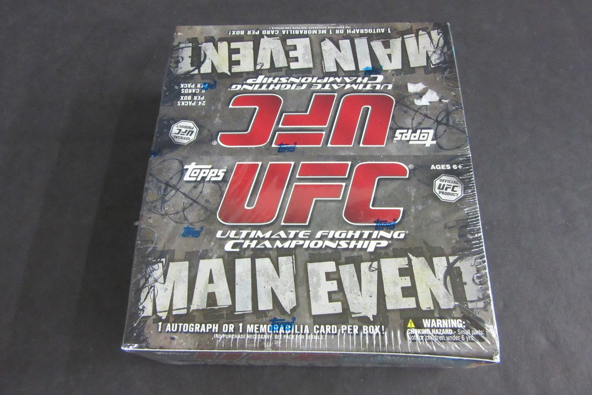 2010 Topps UFC Main Event Series 3 Box (Retail) (24/5)