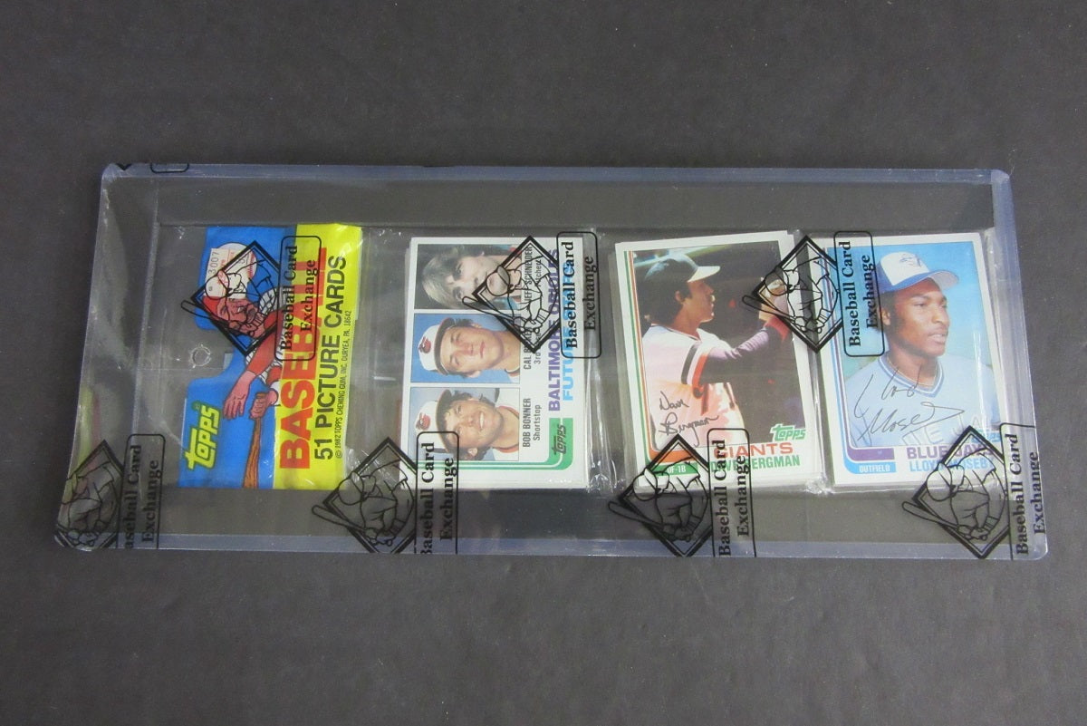 1982 Topps Baseball Rack Pack (BBCE) (Ripken Top #1)