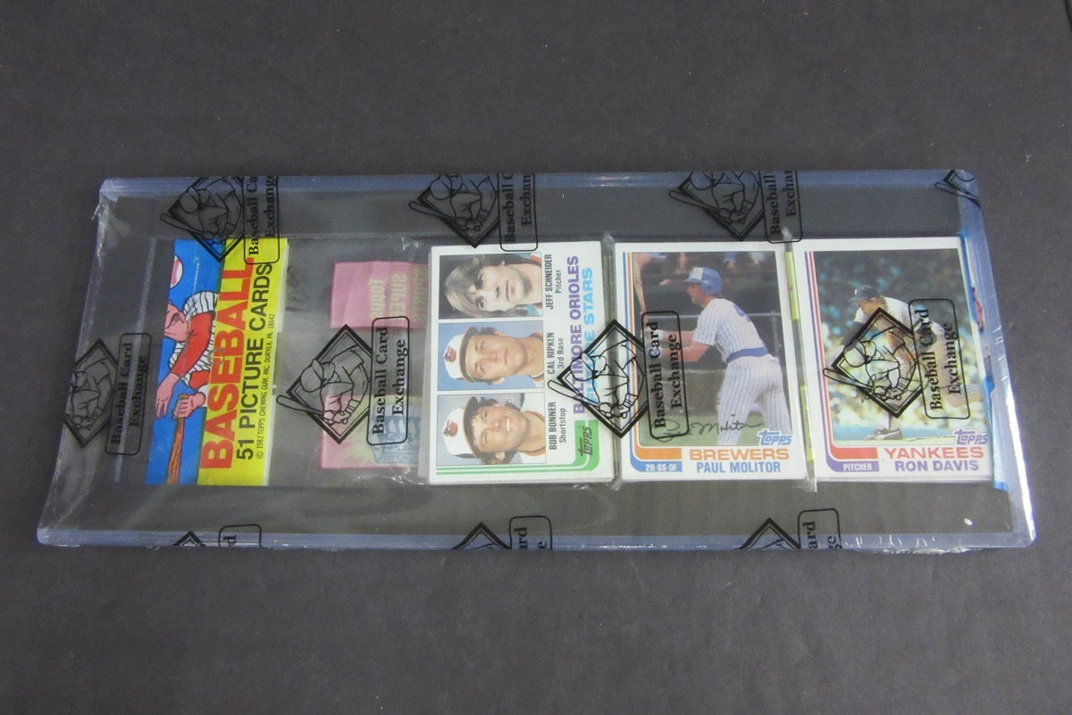 1982 Topps Baseball Rack Pack (BBCE) (Ripken Top #2)