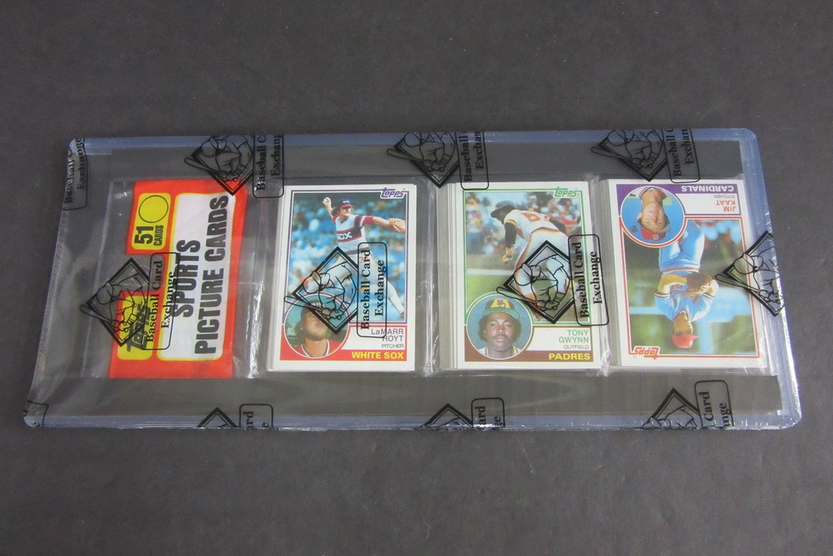 1983 Topps Baseball Rack Pack (BBCE) (Gwynn Top #2)