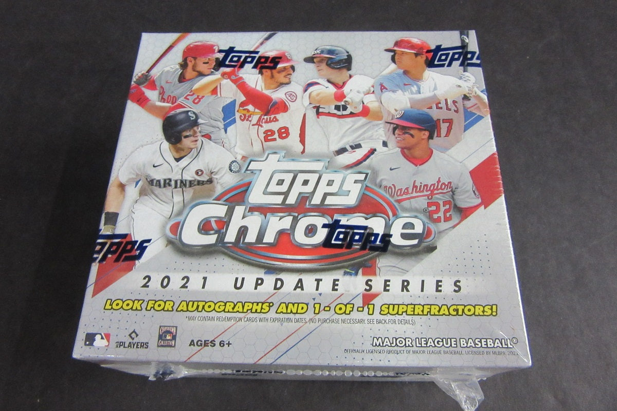 2021 Topps Chrome Baseball Update Series Mega Box (10/4)