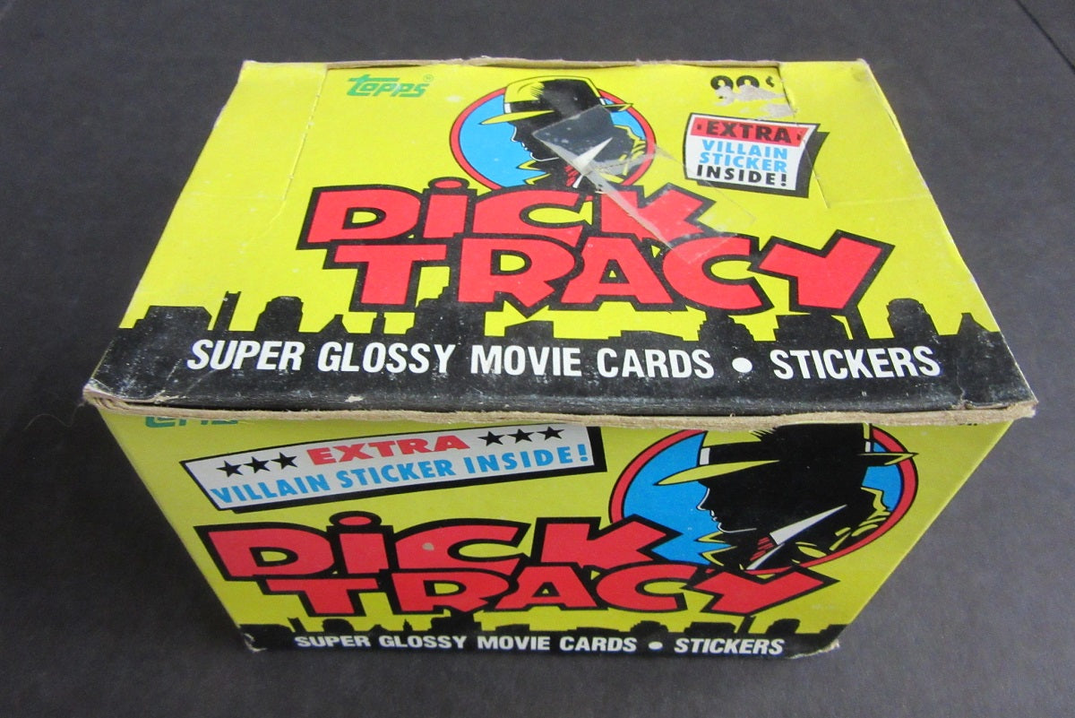 1990 Topps Dick Tracy Cello Box