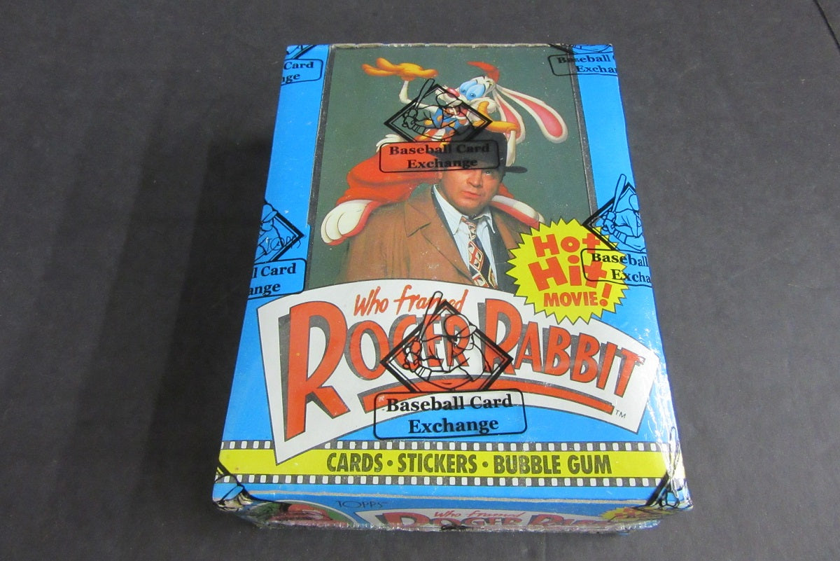 1988 Topps Who Framed Roger Rabbit Unopened Wax Box (BBCE) (Non)