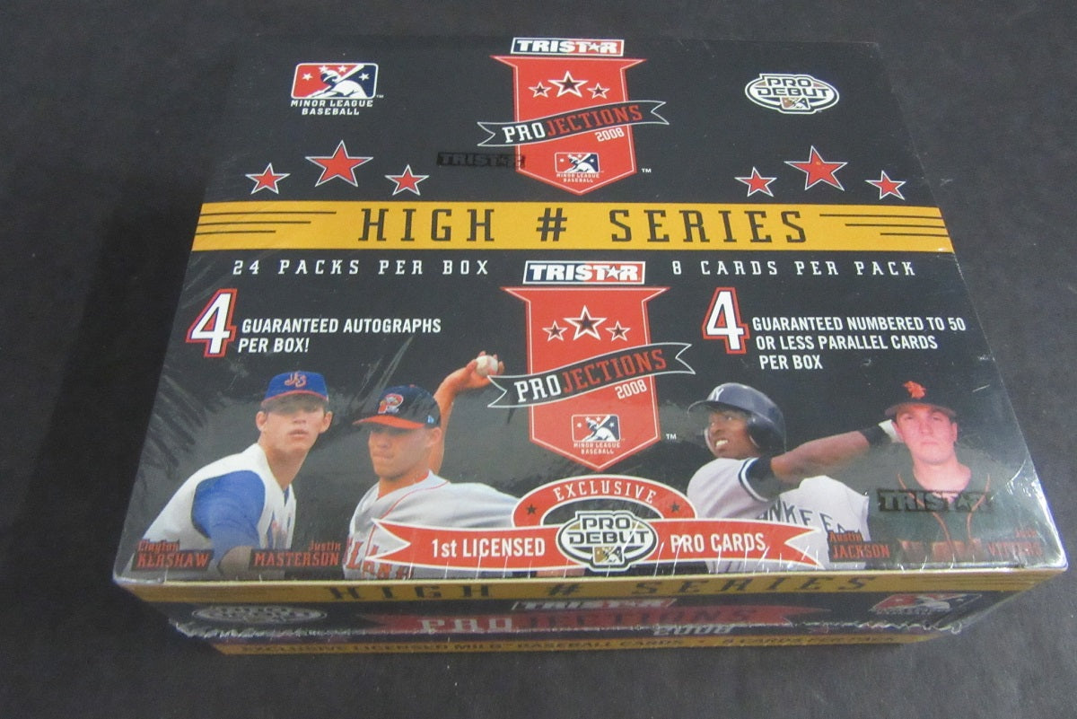 2008 TriStar Projections Baseball High Series Box (Hobby)