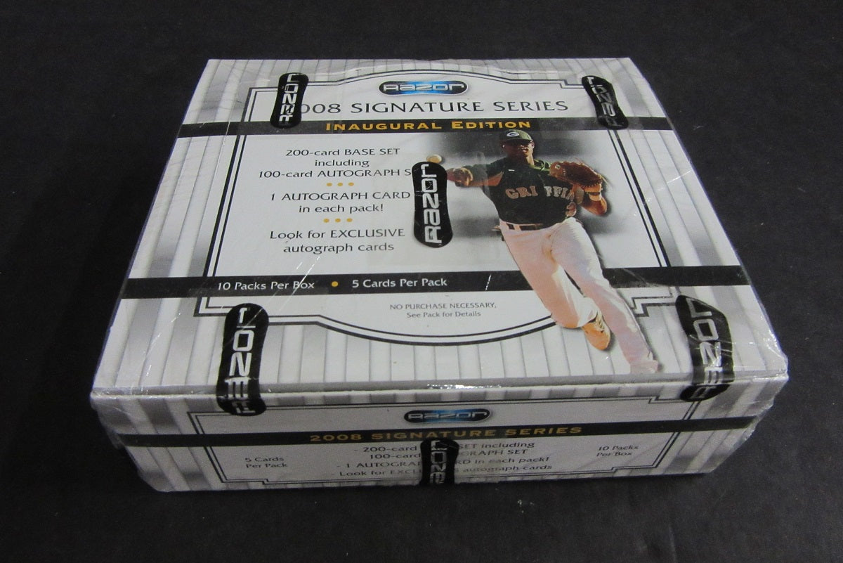 2008 Razor Signature Series Baseball Box (Hobby)
