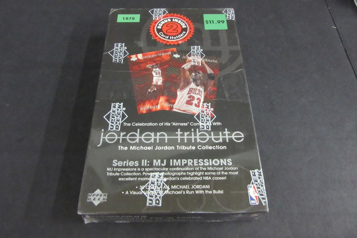 1998 UD Basketball Jordan Tribute Series 2 Impressions Set