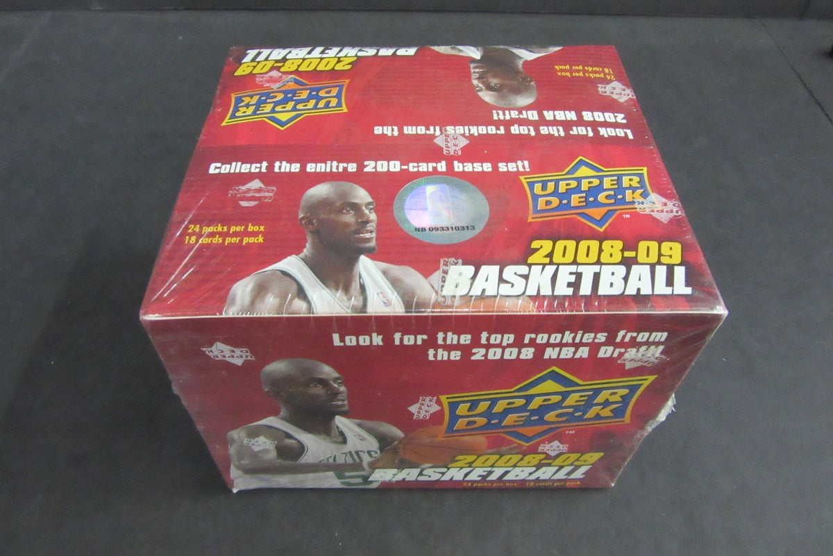 2008/09 Upper Deck Basketball Jumbo Box (24/18)