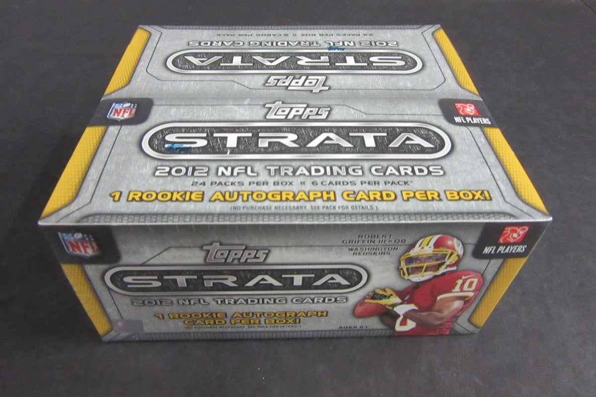 2012 Topps Strata Football Box (Retail)