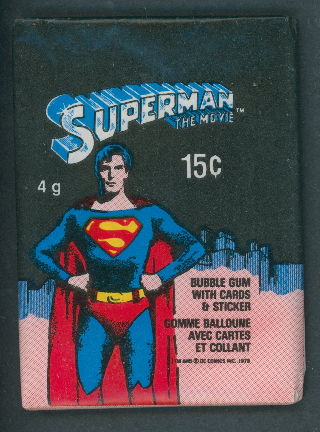 1978 OPC O-Pee-Chee Superman The Movie Unopened Wax Pack