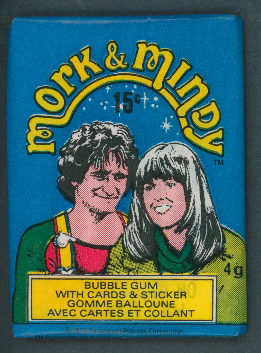 1978 OPC O-Pee-Chee Mork & Mindy Unopened Wax Pack