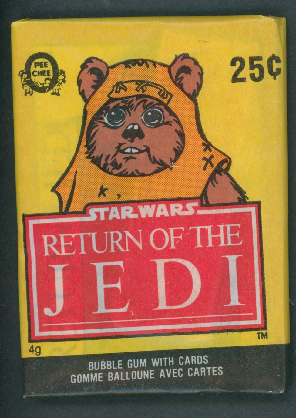 1983 OPC O-Pee-Chee Return Of The Jedi Unopened Wax Pack