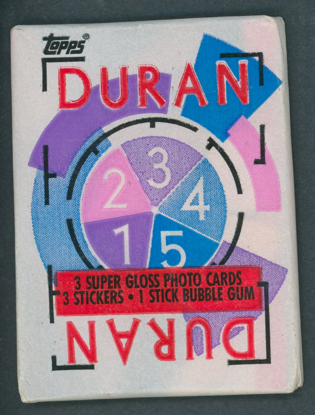 1985 Topps Duran Duran Unopened Wax Pack