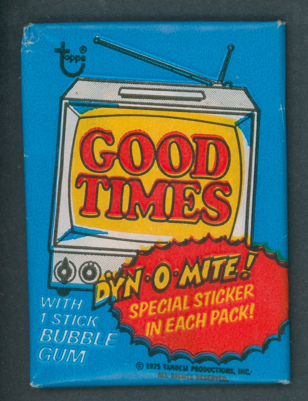 1975 Topps Good Times Unopened Wax Pack