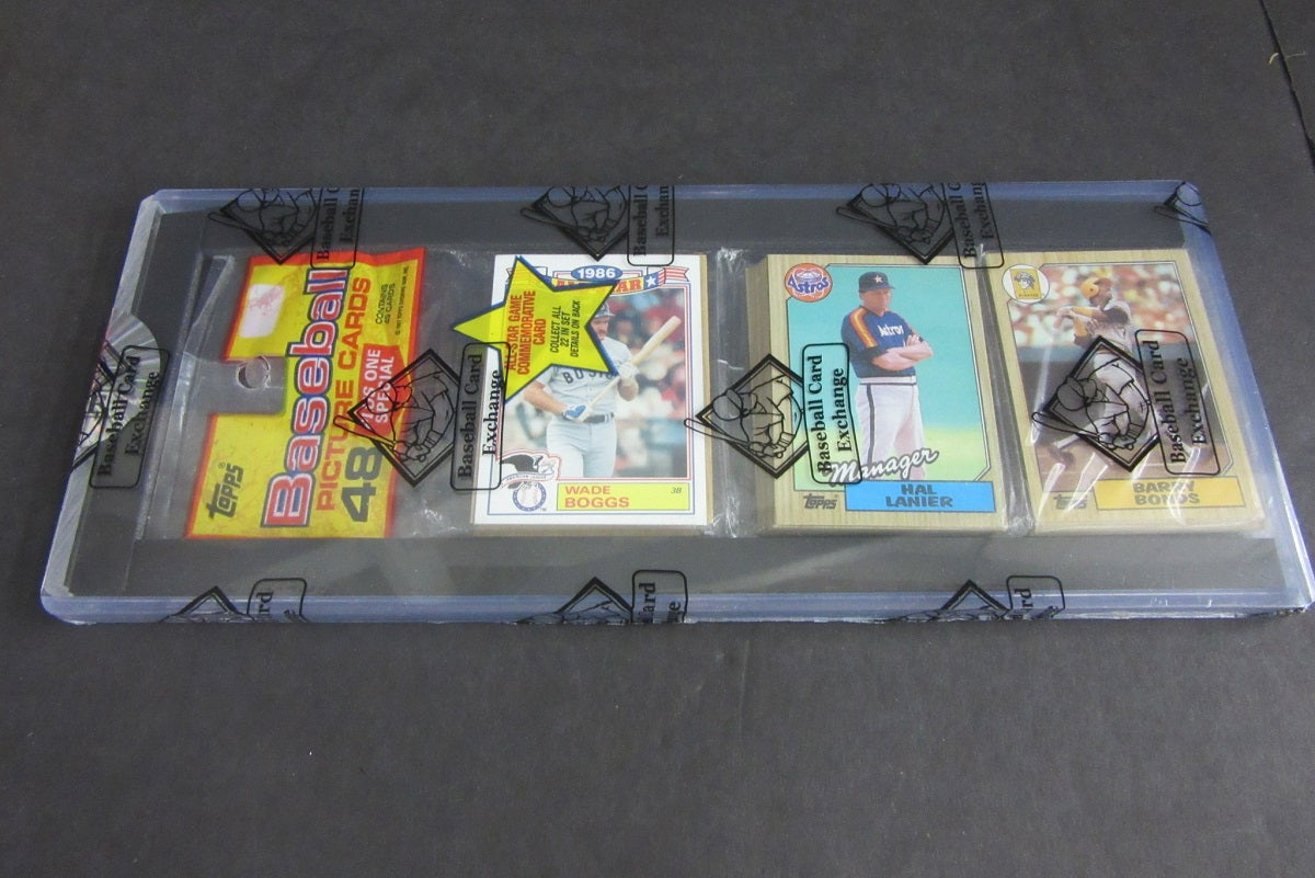 1987 Topps Baseball Unopened Rack Pack (BBCE) (Bonds)