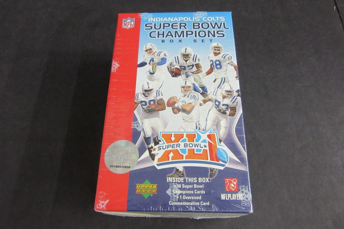 2007 Upper Deck Football Indianapolis Colts Super Bowl Champions Factory Set
