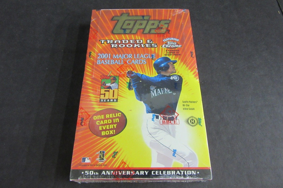 2001 Topps Baseball Traded & Rookies Box (Hobby) (BBCE)
