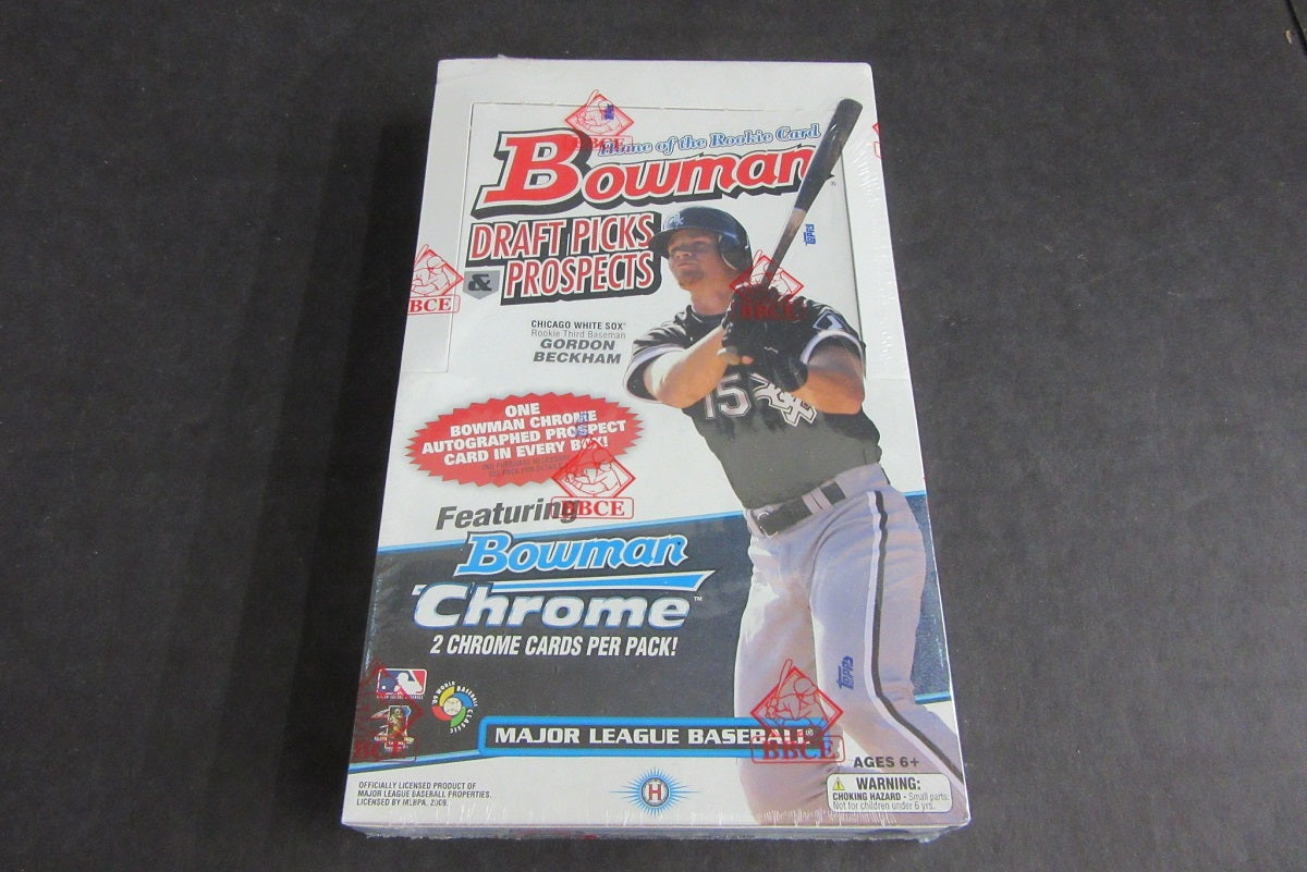 2009 Bowman Baseball Draft Picks & Prospects Box (Hobby) (BBCE)