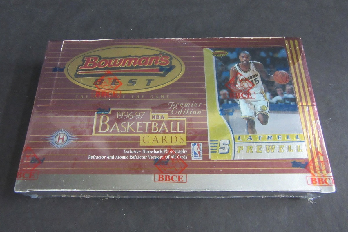 1996/97 Bowman's Best Basketball Box (Hobby) (BBCE)