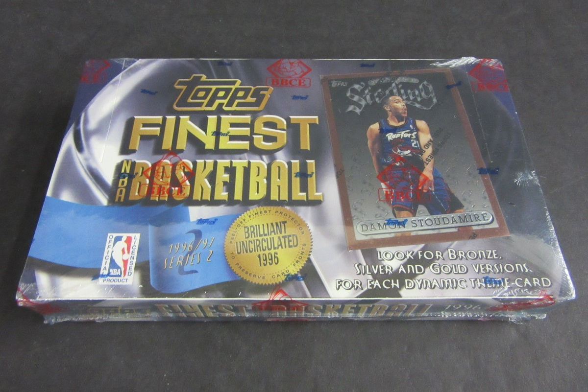 1996/97 Topps Finest Basketball Series 2 Box (Hobby) (BBCE)