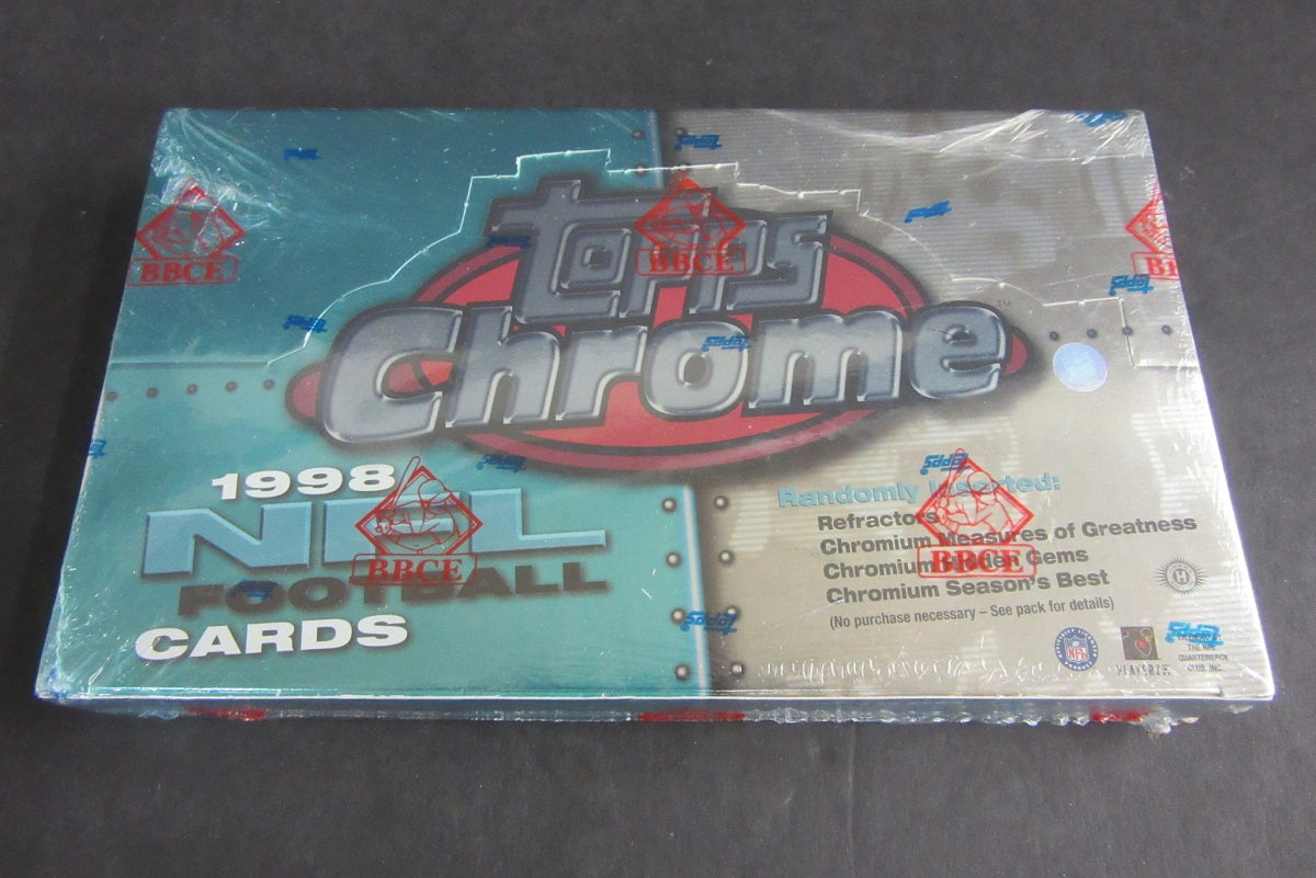 1998 Topps Chrome Football Box (Hobby) (BBCE)